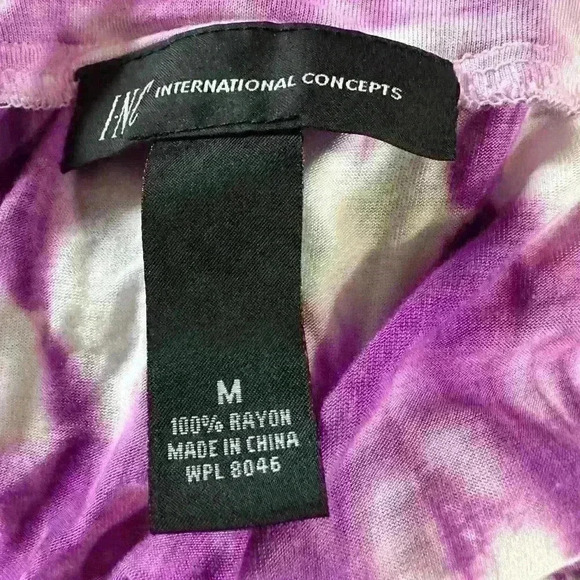 INC Rhinestone Embellished Rayon Flared Skirt / Beach Cover-up Womens Medium - Picture 5 of 5